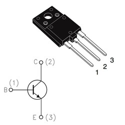 BU508AF Transistor NPN Power Transistor ISOWATT218 - Thumbnail