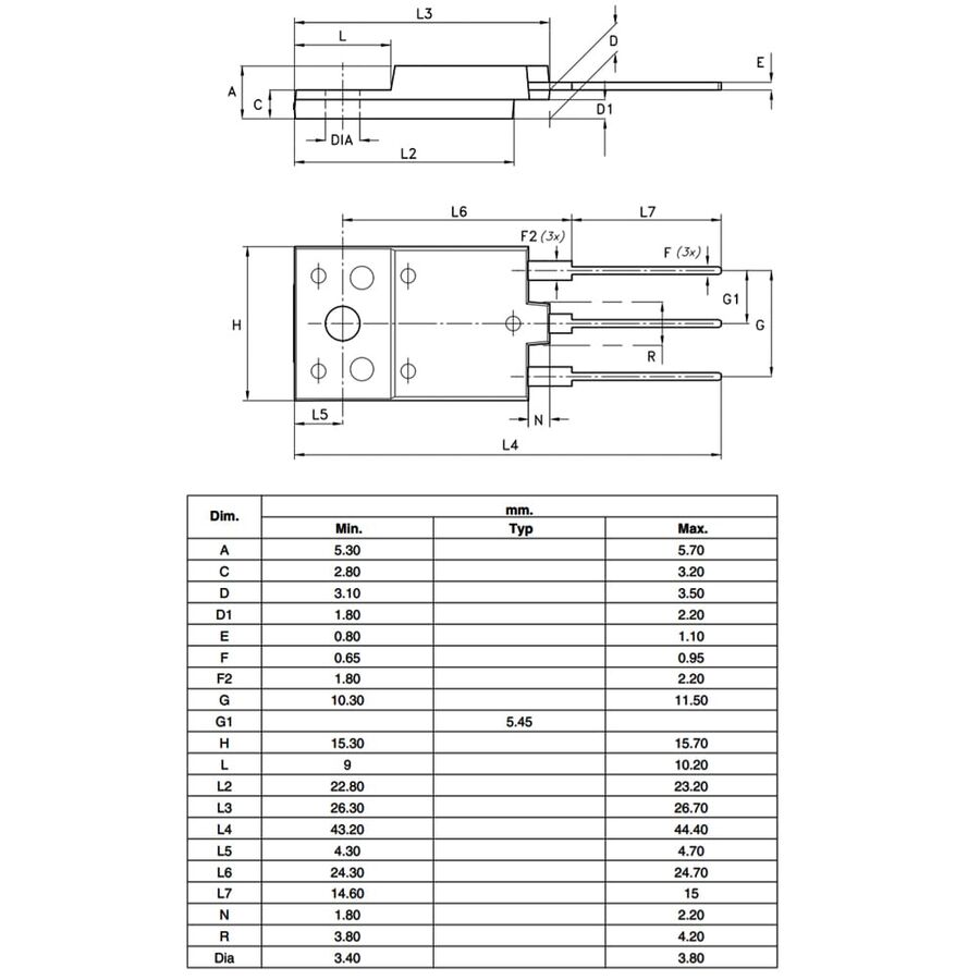 BU508AF Transistor NPN Power Transistor ISOWATT218