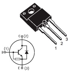 BU508D Transistor NPN Power Transistor TO-218 - Thumbnail