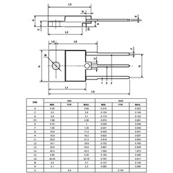 BU508D Transistor NPN Power Transistor TO-218 - Thumbnail