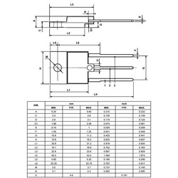 BU508D Transistör TO218 - NPN 700V 8A - Thumbnail