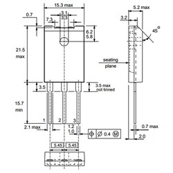 BU508DF Transistor NPN Power Transistor TO-3 - Thumbnail