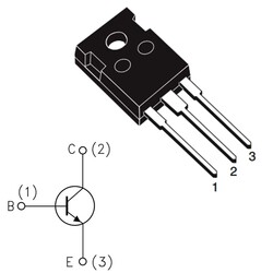 BUV48A Transistör Bjt TO-247 NPN 15A 450V - Thumbnail