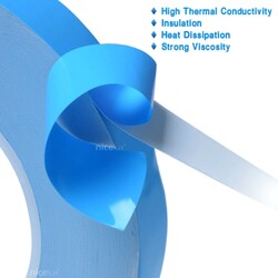 Çift Taraflı Termal İletken Yapıştırıcı Bant 12mm - Thumbnail