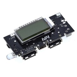 Çift USB 18650 Pil Şarj Cihaz Modülü - H913-A - Thumbnail