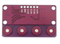 CJMCU-0401 4-Bit Capacitive Touch Proximity Sensor Arduino Sensor Circuit Board Module with Self-Locking Function - Thumbnail