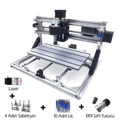 CNC2418 15000mW Lazerli CNC Makinesi - Tezgahı - Thumbnail