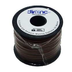 Çok Damarlı Montaj Kablosu 24AWG 25 Metre Kahverengi - 3