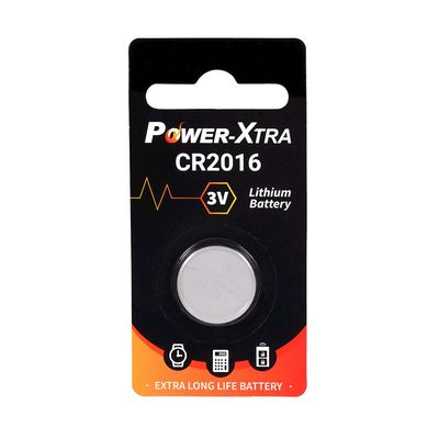 Power-Xtra - CR2016 3V Lityum Pil - Tekli Paket