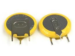 China - CR2032 Lityum 3 Pin Dik PCB Pil