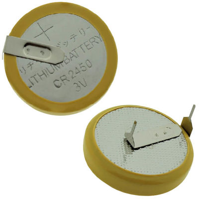 EEMB - CR2450 2 Pin Yatık PCB Lityum Pil