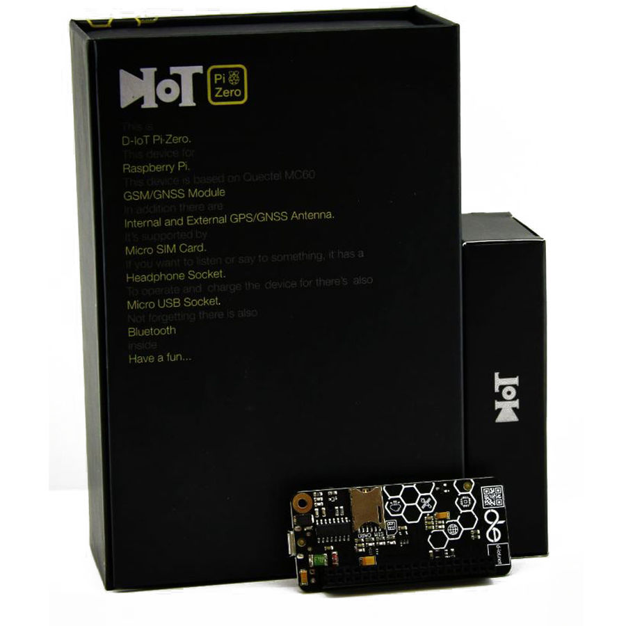 D-IoT Pi Zero Raspberry Pi - Orange Pi - GSM / GPS Shield