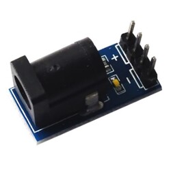 DC-005 5.5 x 2.1mm Black DC Power Adapter Jack Socket Module - Thumbnail