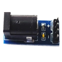 DC-005 5.5 x 2.1mm Black DC Power Adapter Jack Socket Module - Thumbnail