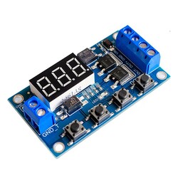 DC 12V 24V Çift MOS LED Dijital Zaman Röle Modülü
