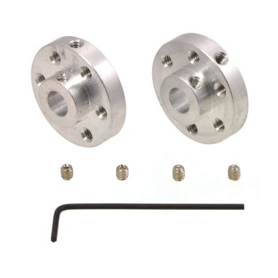 Pololu - DC Motor Üniversal Alüminyum Bağlantı Aparatı Kaplin - 6,35mm - M3 Delikli (2 Adet)