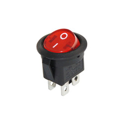 DC131-4 P On/Off Switch 220V 20mm Light Round