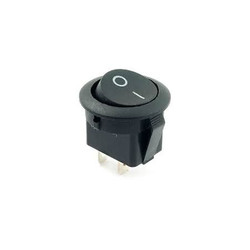 DC133 On/Off Switch 20mm Lightless Round - Thumbnail