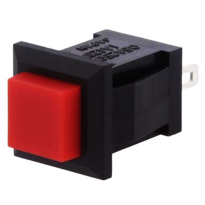 DC180K Broadcast Plastic Buton 2P-Red