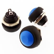 DC184 Blue Push Buton