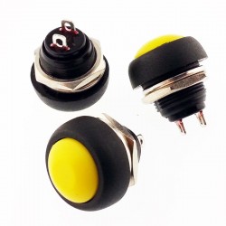 DC184 Yellow Push Buton
