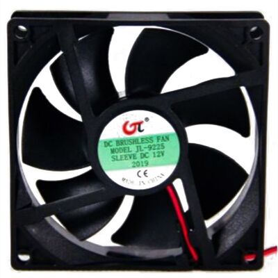 China - DC216 92x92x25 12Vdc 0.45A Fan