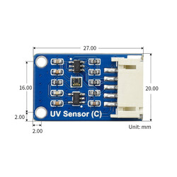 Dijital LTR390-UV Ultraviyole Sensör I2C - Thumbnail