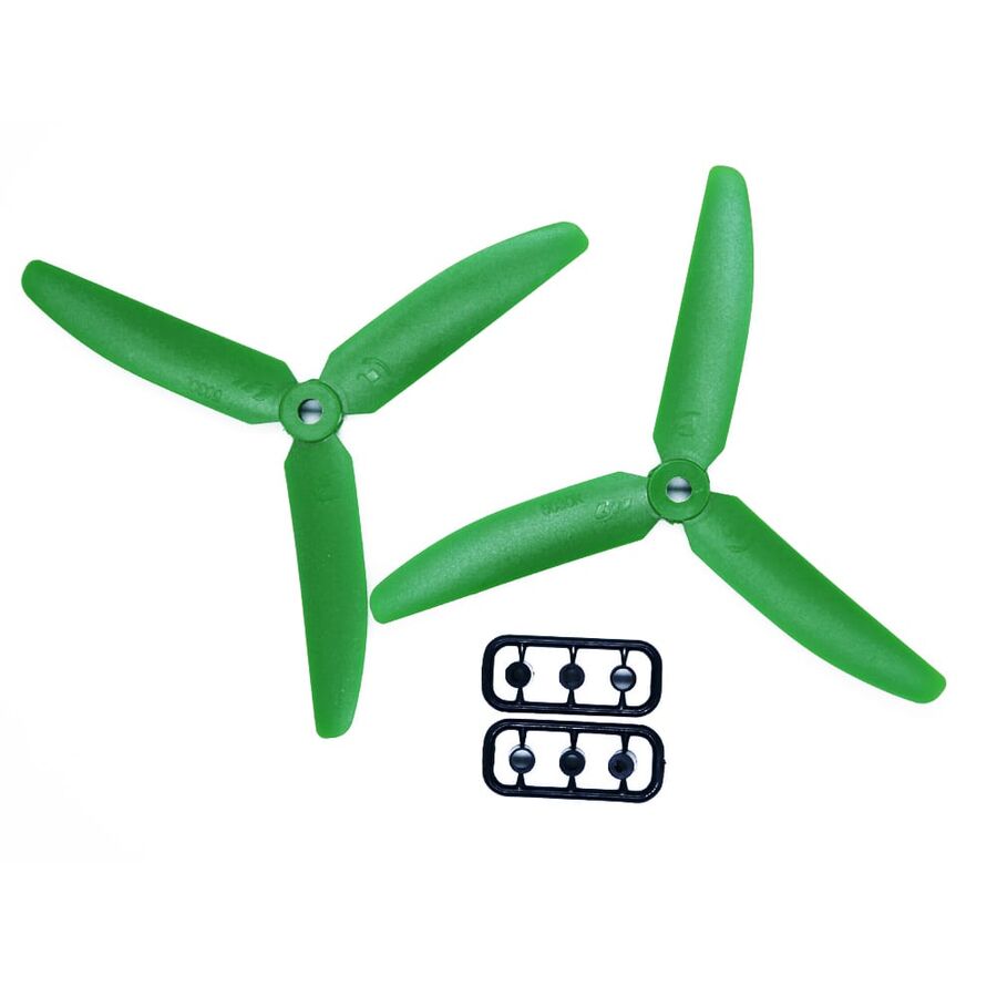 Drone - Quadcopter Ve Multikopter Pervanesi Seti - Plastik 5030 Yeşil 4 Adet