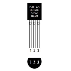 DS1233 Power Controller and Monitor Serial Protocol Integration TO-92 - Thumbnail