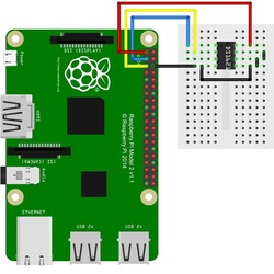 DS1621 Temperature Sensor Integrated DIP-8 - Thumbnail