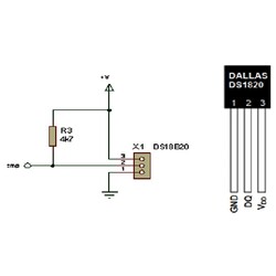 DS1820 Sıcaklık Sensörü Entegresi PR-35 - Thumbnail