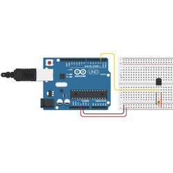 DS18B20 + 1mA Temperature Sensor Integration TO92-3 - Thumbnail