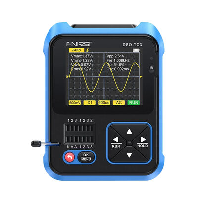FNIRSI - FNIRSI DSO-TC3 El Tipi Dijital Osiloskop Transistör Test Cihazı Fonksiyon Sinyal Jeneratörü