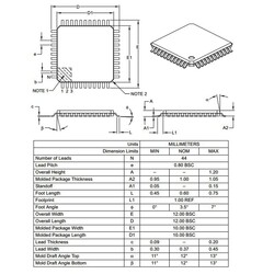 DSPIC30F4011-30I / PT SMD 16-Bit 30MIPs Microcontroller TQFP-44 - Thumbnail