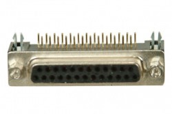 25 Pin Dişi D-Sub Konnektör - 90C / 90 Derece