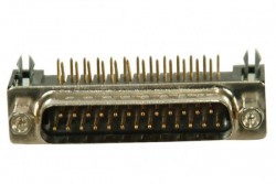 25 Pin Erkek D-Sub Konnektör - 90C / 90 Derece