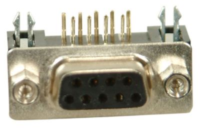 DirencNet - 9 Pin Dişi D-Sub Konnektör - 90C / 90 Derece