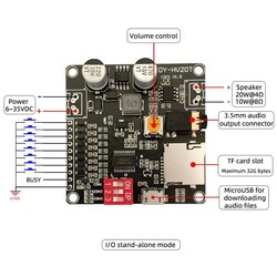 DY-HV20T Audio Playback MP3 Module - Thumbnail