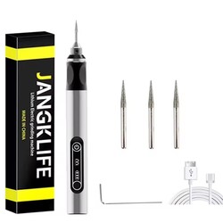 E108 Şarjlı Mini El Matkabı - 4 Parça