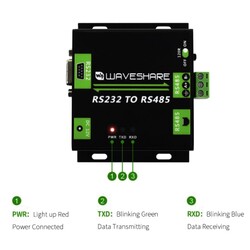 Endüstriyel Sınıf İzole RS232 to RS485 Dönüştürücü - Thumbnail