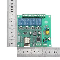 Esp-12F 4 Kanallı Röle Modülü 250V/DC30V - Thumbnail