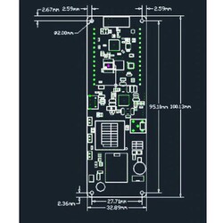 ESP32 868Mhz WiFi Bluetooth Module / NEO-6M Sma / Oled / with 18650 Battery Slot - Thumbnail