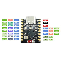 ESP32-C3 Mini WiFi Bluetooth Board - Thumbnail
