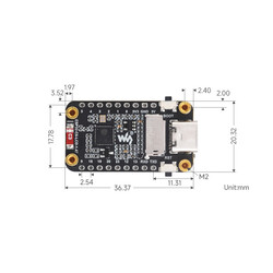 ESP32-C6 1.47” LCD Ekranlı Geliştirme Board – Wi-Fi 6 & Bluetooth - Thumbnail