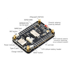 ESP32-S3 AMOLED Dokunmatik Ekranlı Wi-Fi & Bluetooth Geliştirme Kartı - Thumbnail