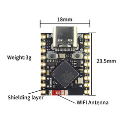 ESP32-S3 Süper Mini WiFi Bluetooth Board - Thumbnail