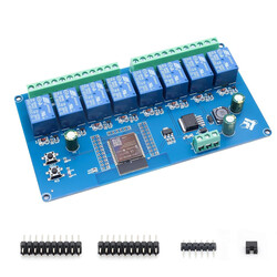 ESP32 WIFI Bluetooth 8 Kanal Röle Kartı