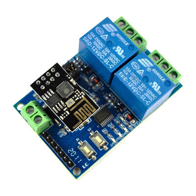 China - Esp8266 2 Kanal 12V Esp01 Wifi Röle Modülü