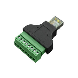 Ethernet RJ45 Erkek Fiş Terminal Bloğu - Thumbnail