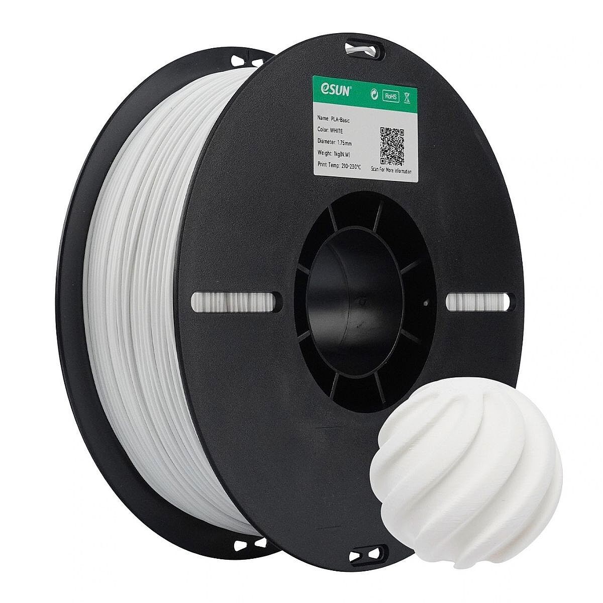 eSUN Filament PLA-Basic Beyaz 1.75mm - 2